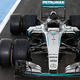 2017 Pirelli F1 tires inside, 2016s on the outside. Photo Credit: Mercedes F1